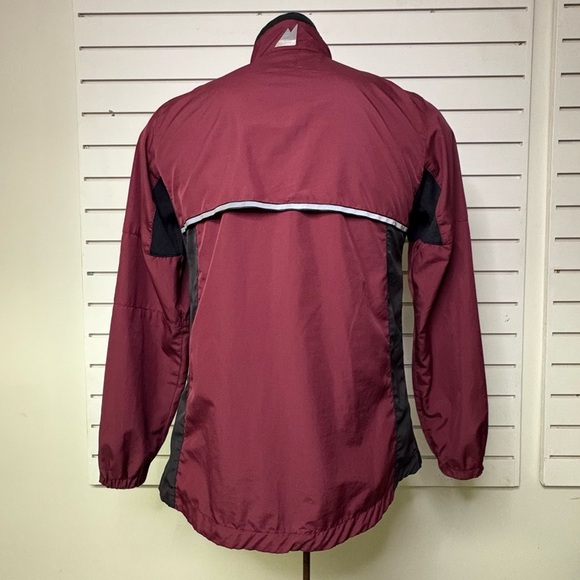 MEC Women’s Medium Vintage Maroon Lightweight Running Jacket Light Reflecting - Picture 2 of 10